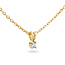 Solitaire Moderne - 0.10 ct. - Diamanten Ketting