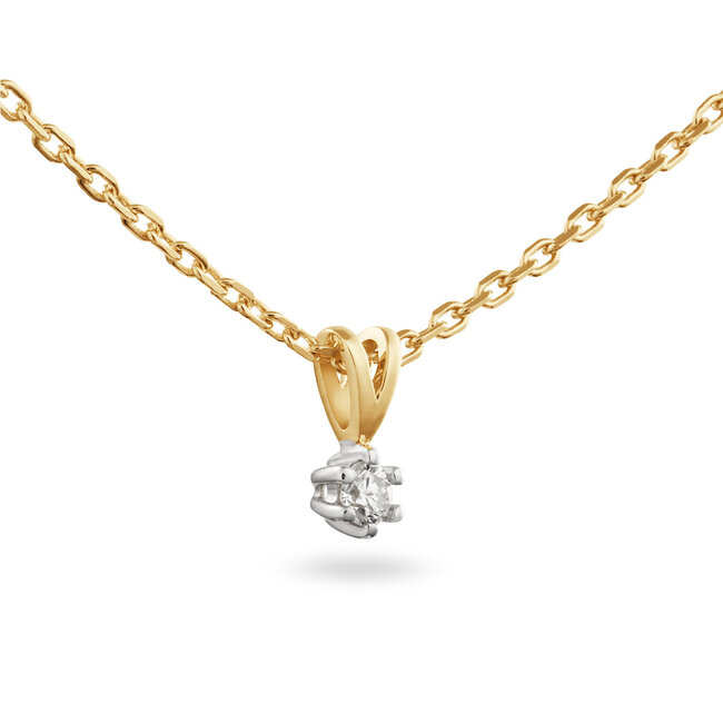 Solitaire Classique - 0.05 ct. - Diamanten Ketting
