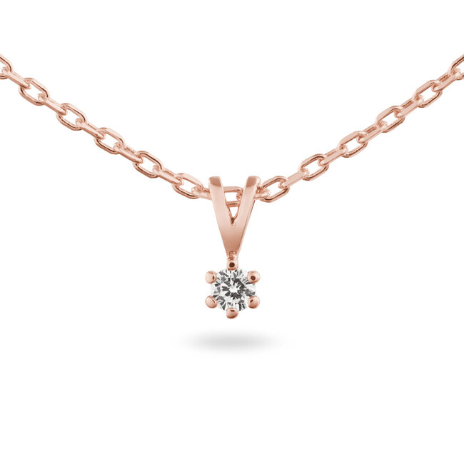 Solitaire Classique - 0.05 ct. - Diamanten Ketting