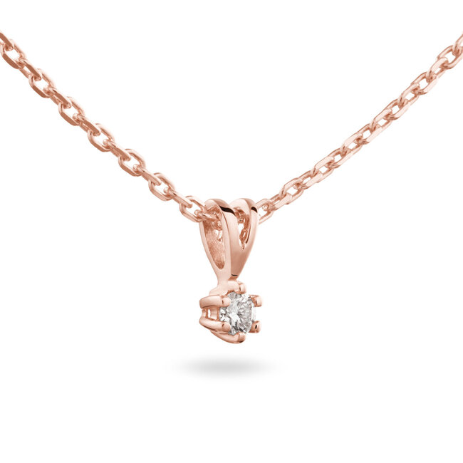 Solitaire Classique - 0.05 ct. - Diamanten Ketting