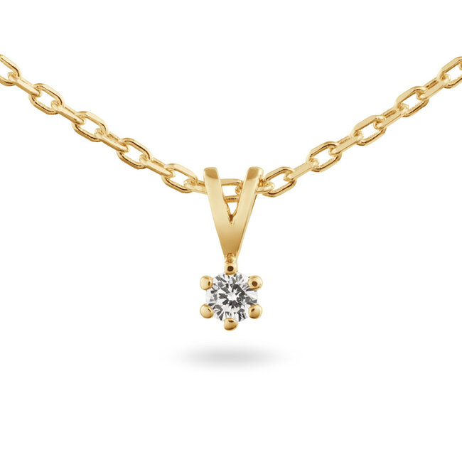 Solitaire Classique - 0.15 ct. - Diamanten Ketting