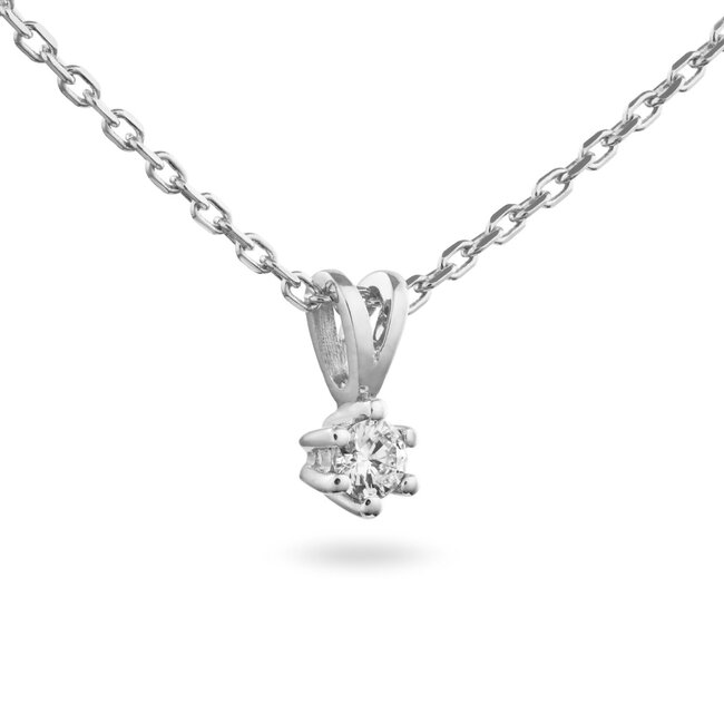 Solitaire Classique - 0.15 ct. - Diamanten Ketting
