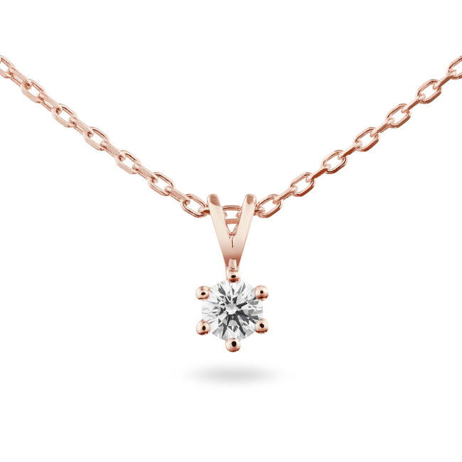 Solitaire Classique - 0.15 ct. - Diamanten Ketting