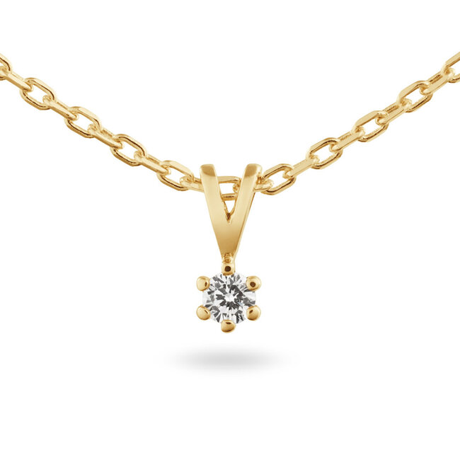 Solitaire Classique - 0.20 ct. - Diamanten Ketting