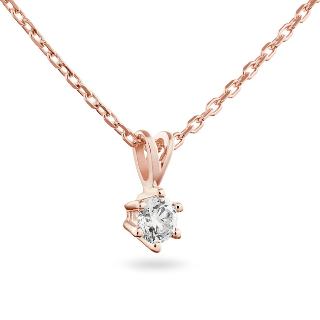 Solitaire Classique - 0.20 ct. - Diamanten Ketting