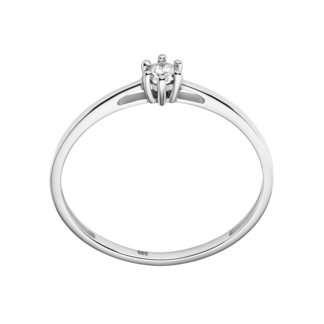 Solitaire Classique - 0.10 ct. - Diamanten ring