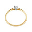 Solitaire Moderne - 0.15 ct. - diamanten ring