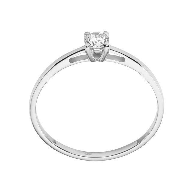 Solitaire Moderne - 0.20 ct. - diamanten ring