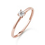 Solitaire Moderne - 0.20 ct. - diamanten ring