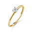 Solitaire Moderne - 0.20 ct. - diamanten ring