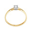 Solitaire Moderne - 0.20 ct. - diamanten ring