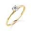 Solitaire Moderne - 0.30 ct. - diamanten ring