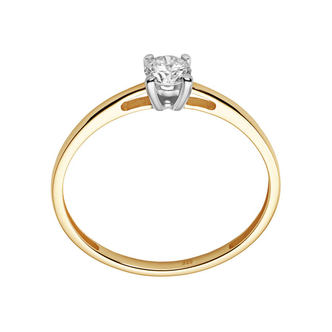 Solitaire Moderne - 0.30 ct. - diamanten ring