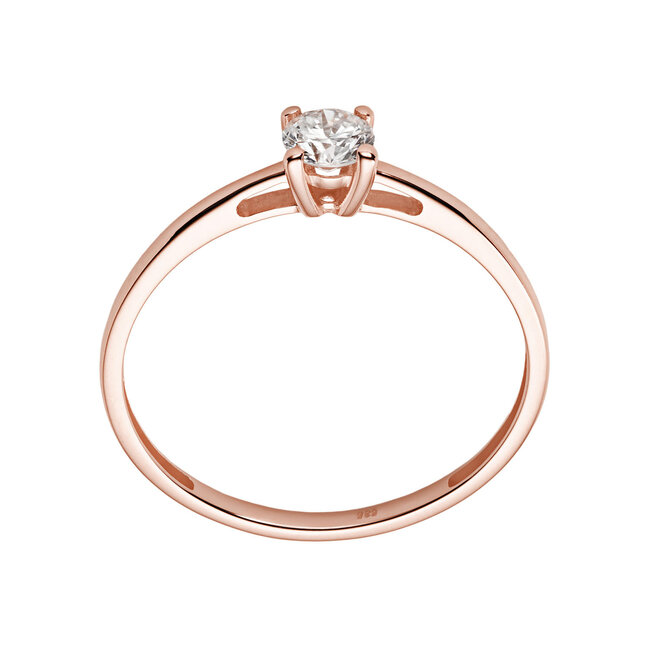Solitaire Moderne - 0.30 ct. - diamanten ring