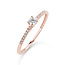 Solitaire Chic - 0.22 ct. diamanten ring