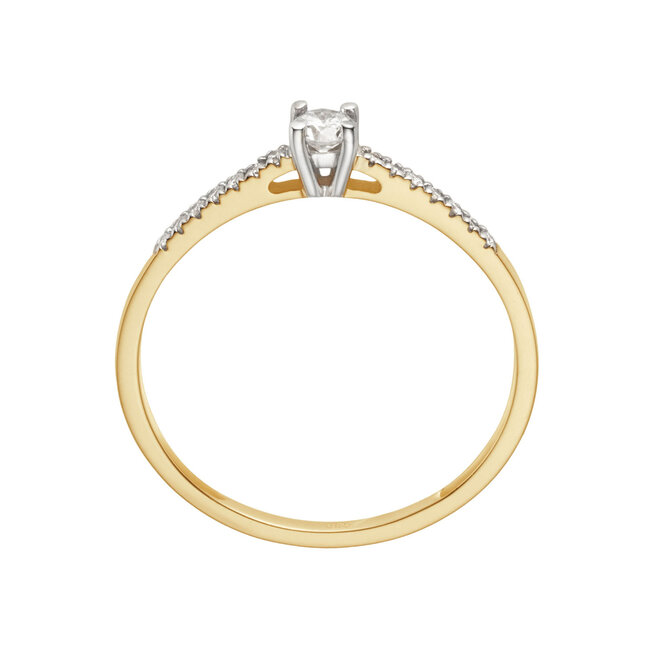 Solitaire Chic - 0.22 ct. diamanten ring