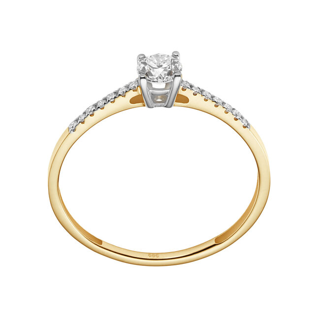 Solitaire Chic - 0.37 ct. diamanten ring