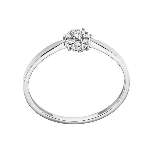 Rosette - 0.09 ct. - diamanten ring