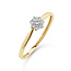 Rosette - 0.09 ct. - diamanten ring