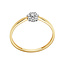 Rosette - 0.09 ct. - diamanten ring