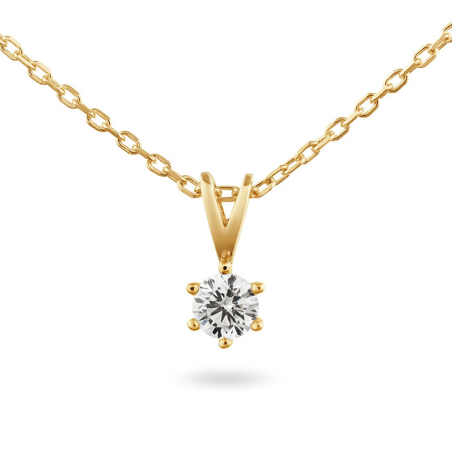 Solitaire Classique - 0.30 ct. - Diamanten Ketting