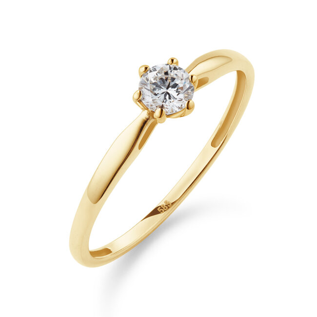 Solitaire Classique - 0.30 ct. - Diamanten ring
