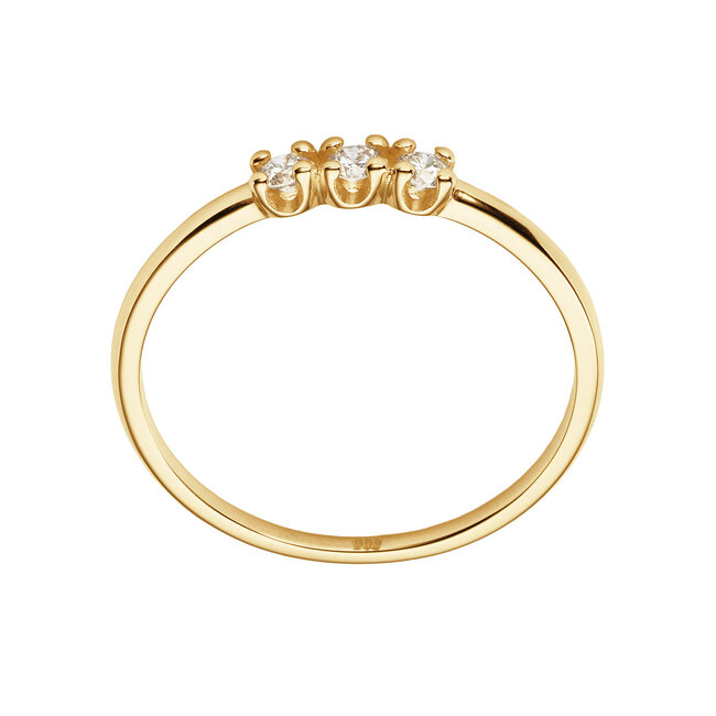 Memoire - 0.15 ct - diamanten ring