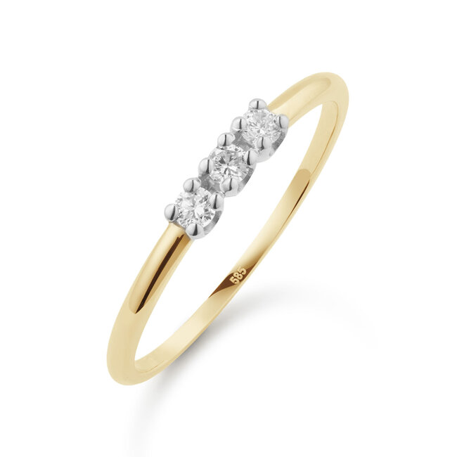Memoire - 0.15 ct - diamanten ring