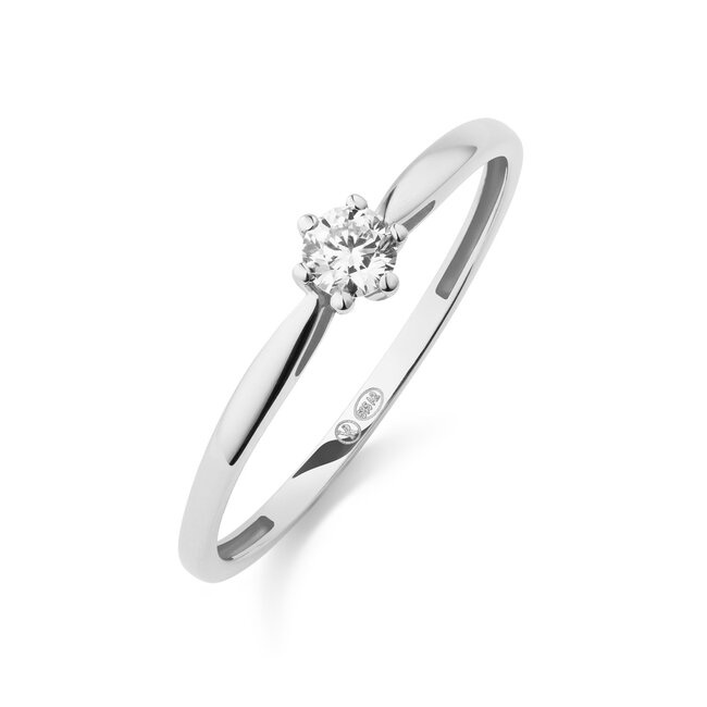 Solitaire Classique - 0.15 ct. - Diamanten ring