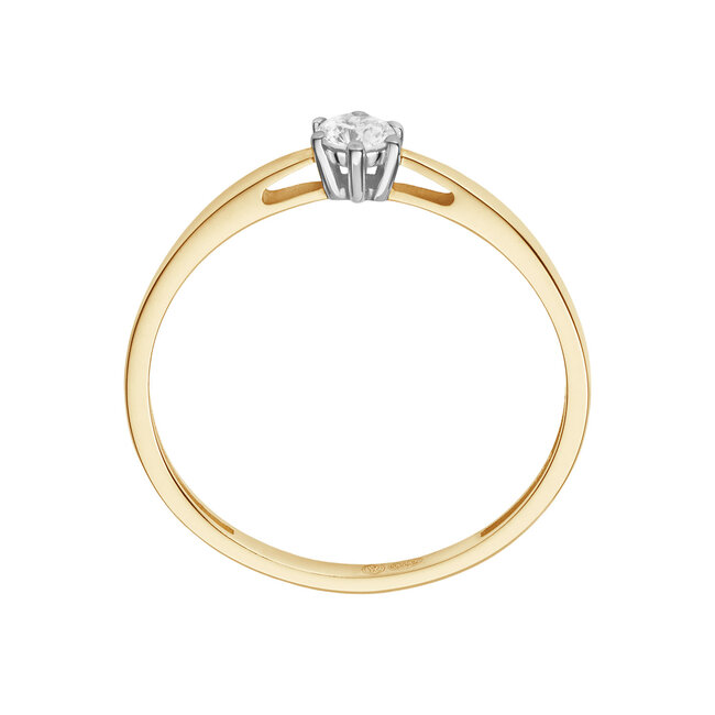 Solitaire Classique - 0.15 ct. - Diamanten ring