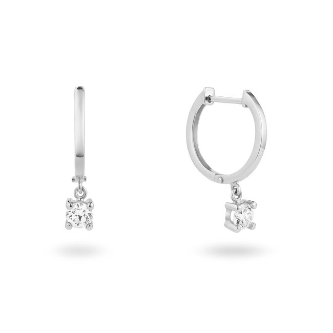 Solitaire Moderne - 0.30 ct. - diamanten oorhangers
