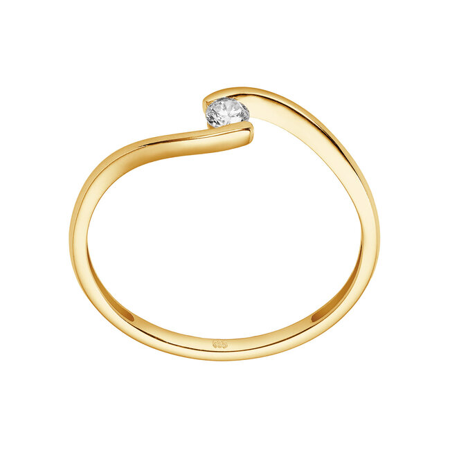 Infini No. 3 - 0.10 ct. - diamanten ring