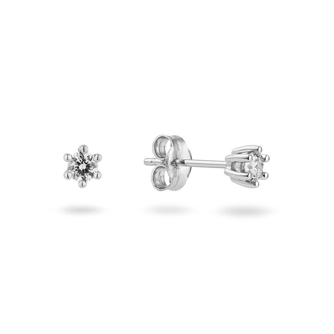 Solitaire Classique - 0.20 ct. - Diamanten oorstekers