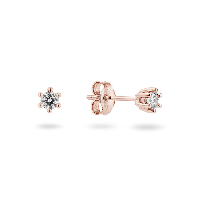 Solitaire Classique - 0.20 ct. - Diamanten oorstekers