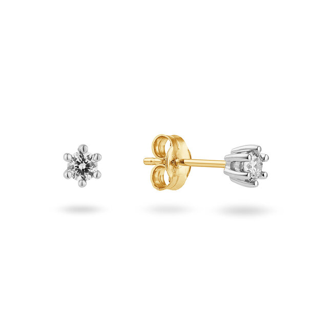 Solitaire Classique - 0.20 ct. - Diamanten oorstekers