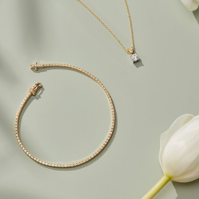 Tennis armband - 0.5 ct
