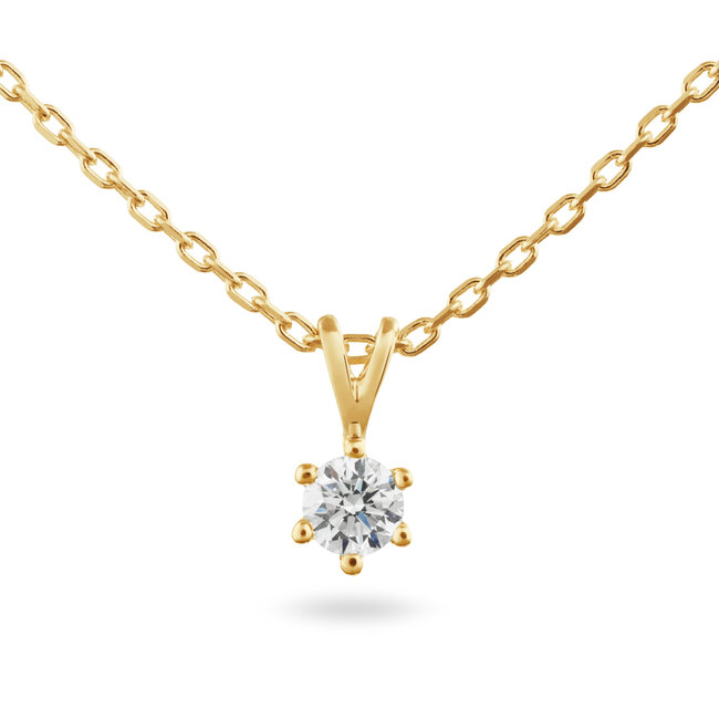 Solitaire Classique - 0.20 ct. - Diamanten Ketting