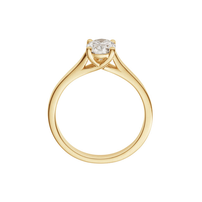 Yara Solitaire Elite Oval ring - 1.00 ct ovale lab-grown diamant