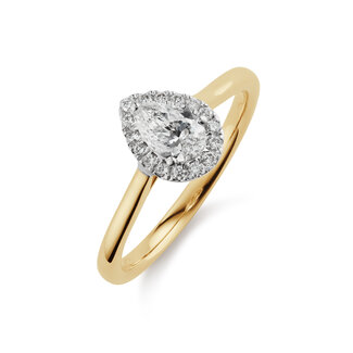 Halo Pear - 0.50 ct