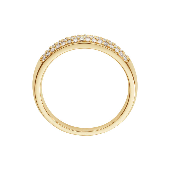 Yara Pavé ring - 0.25 ct lab-grown diamant