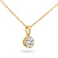 Rosette - 0.20 ct  - Diamanten ketting