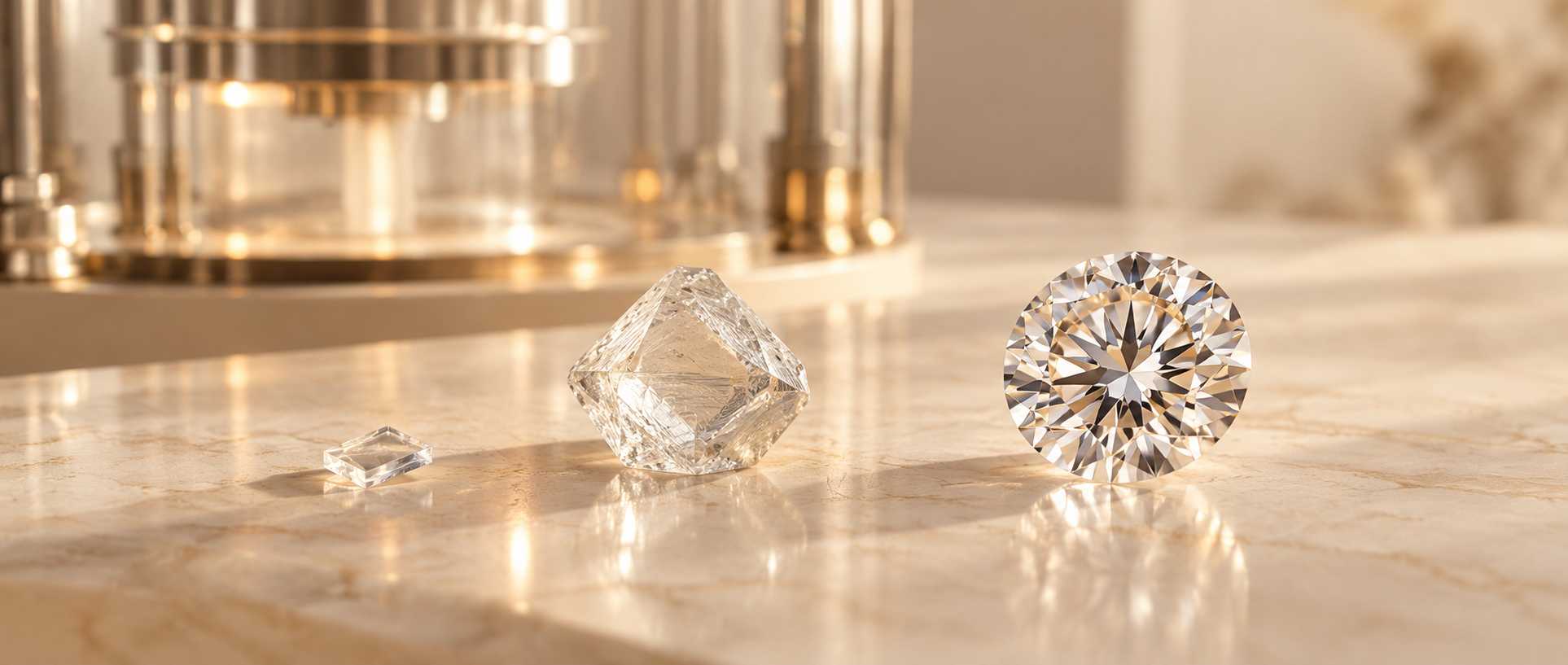 Hoe ontstaan een lab grown diamant?