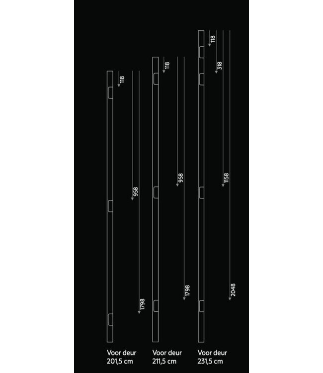 Austria Austria binnendeur Fertig Schwarz - Stomp