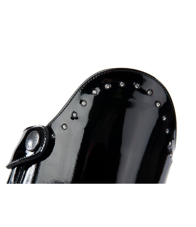 accessoires Swarowski stenen op de rand van de schacht