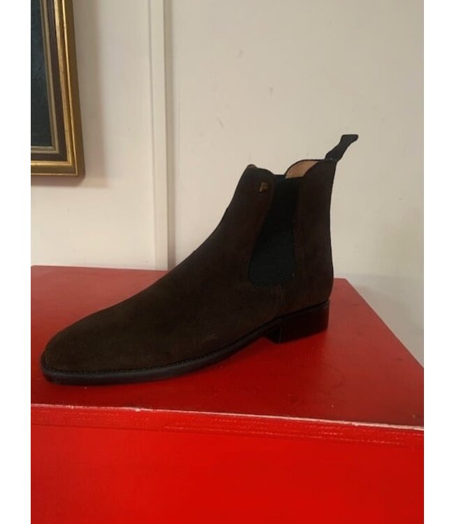 Petrie Rijlaarzen JO1334 Petrie Populair brown suede leather ankle boot  UK 4.0