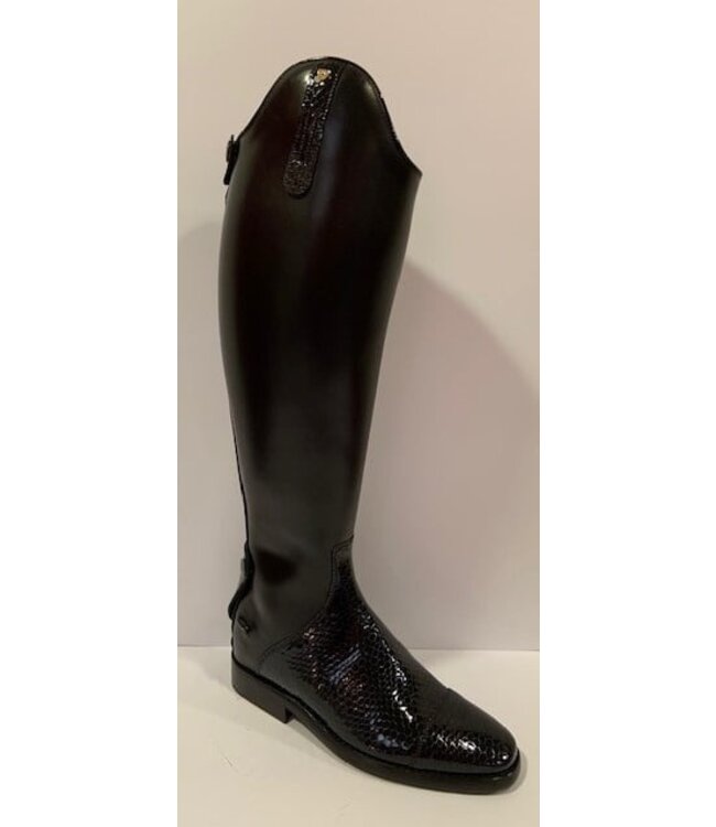 Petrie Zipper Boots (at the back) 25% discount Z605-3.5 Petrie Stockholm in black calf leather UK size 3.5 44-41L-37.5R