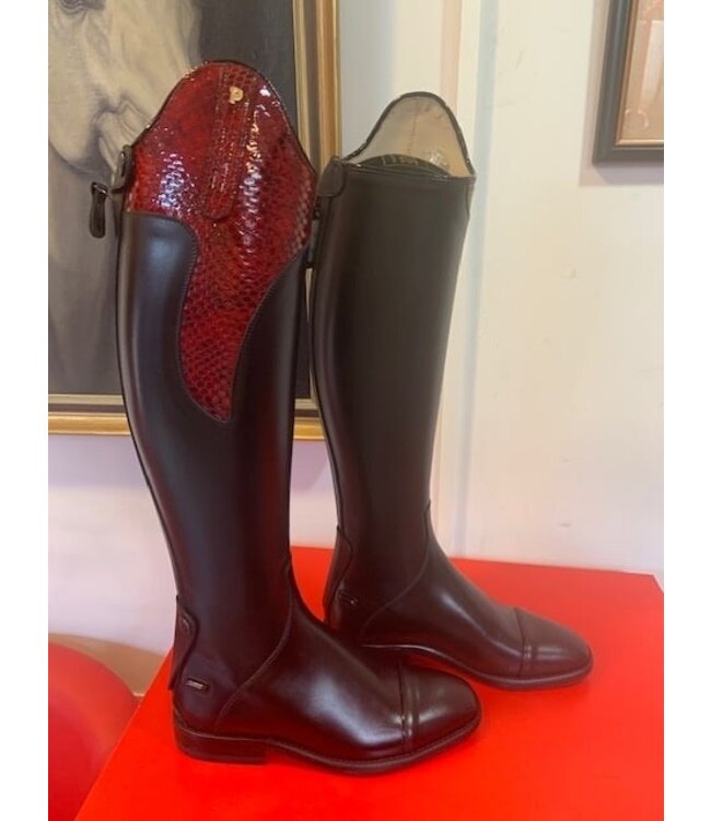 Petrie Zipper Boots (at the back) 25% discount Z013-4.0 Petrie Stockholm in black calf leather and honeycomb cuff  UK 4.0 45-34 HE