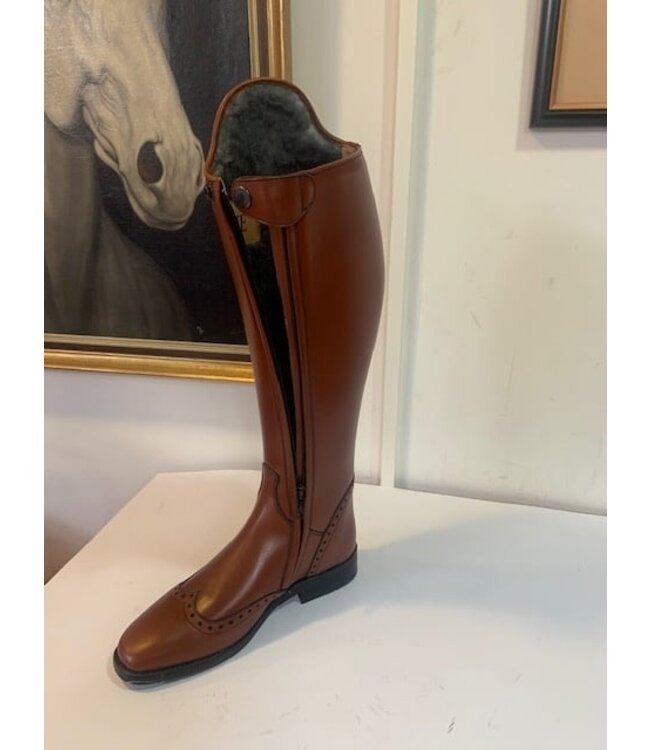 Petrie Dressage Boots 25% Discount D321-4.0 Petrie Significant Dressage in cognac calf leather with lambskin lining 4.0 42-37