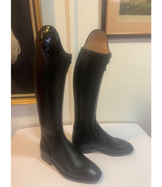 Petrie Boots D015-38 Petrie Bergamo Cuff dressage boot in black 38-41-32