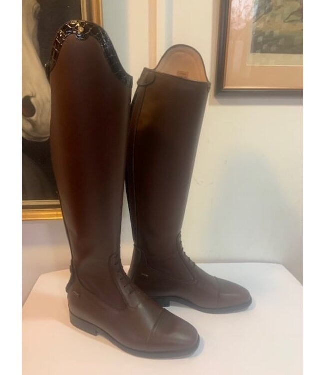 Petrie Jumping Boots (laced) 25% discount J013-6.5  Petrie Coventry brown cow + stroke UK size 6.5 44-38